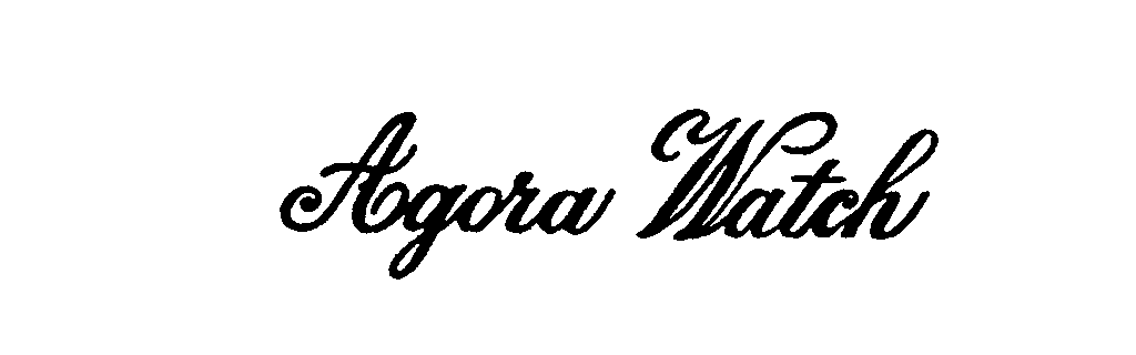 Trademark Logo AGORA WATCH