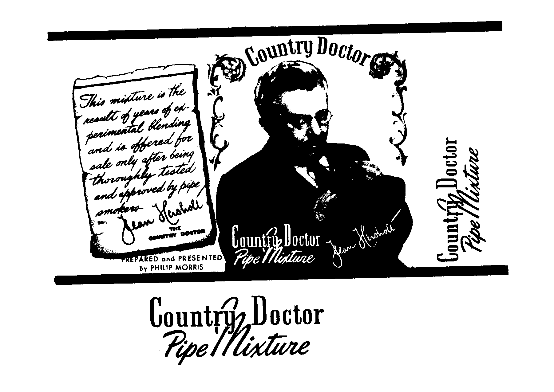  COUNTRY DOCTOR PIPE MIXTURE JEAN HERSHOLT