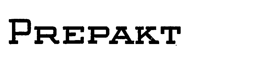 Trademark Logo PREPAKT