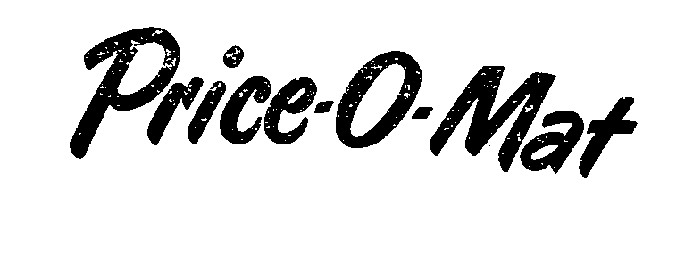 Trademark Logo PRICE-O-MAT