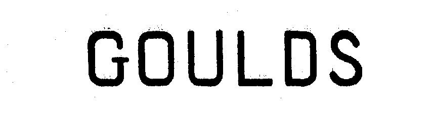Trademark Logo GOULDS