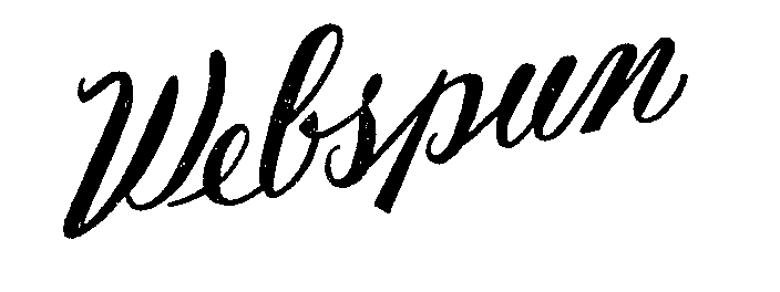 Trademark Logo WEBSPUN