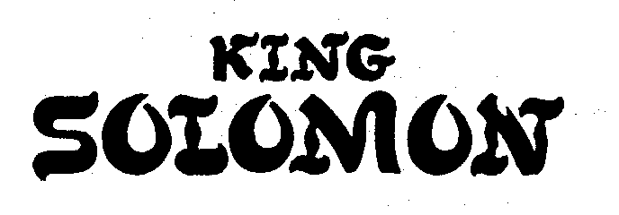  KING SOLOMON