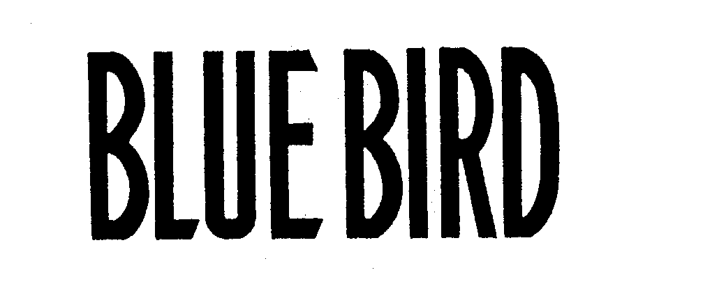 Trademark Logo BLUE BIRD