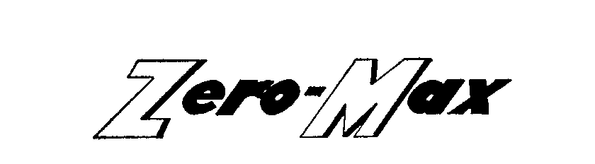 Trademark Logo ZERO-MAX
