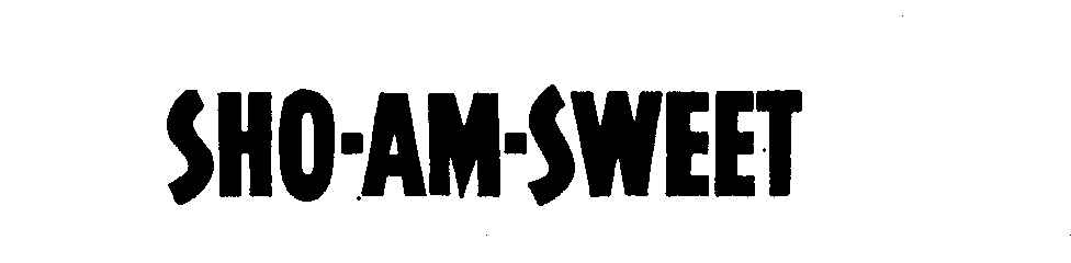 Trademark Logo SHO-AM-SWEET