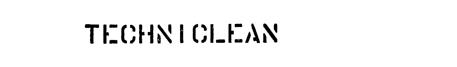 Trademark Logo TECHNICLEAN