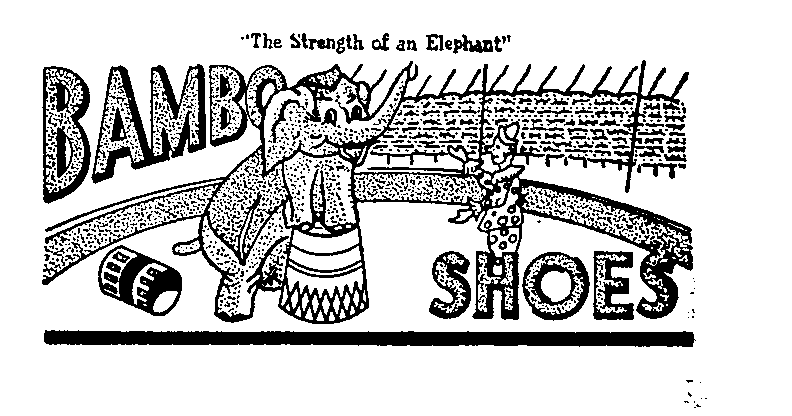  BAMBO SHOES THE STRENGTH OF AN ELEPHANT