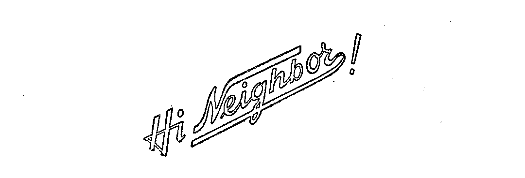 Trademark Logo HI-NEIGHBOR