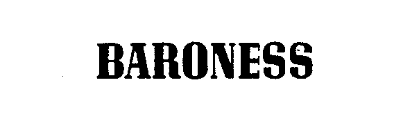 Trademark Logo BARONESS