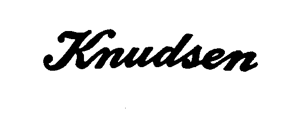 Trademark Logo KNUDSEN