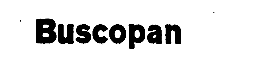 Trademark Logo BUSCOPAN