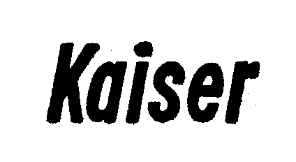 Trademark Logo KAISER