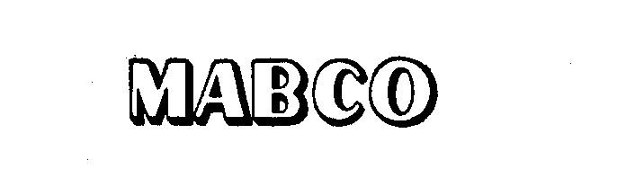 Trademark Logo MABCO