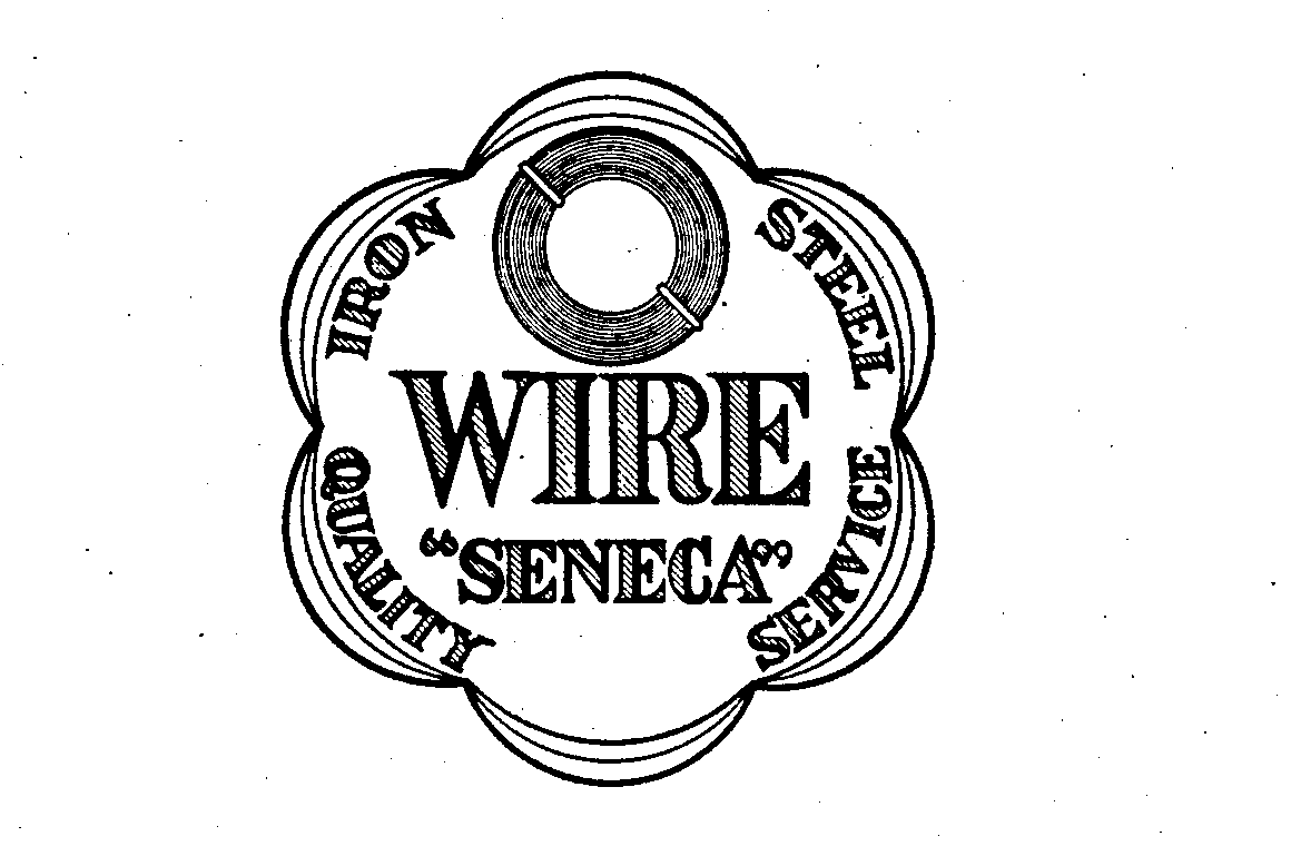 Trademark Logo WIRE "SENECA" IRON STEEL QUALITY SERVICE