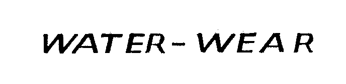Trademark Logo WATER-WEAR