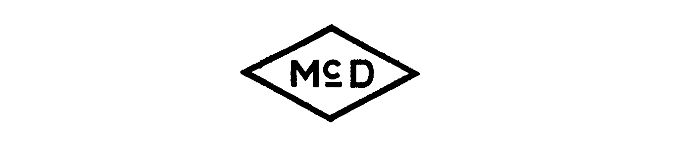 Trademark Logo MCD