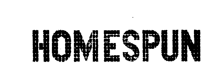 Trademark Logo HOMESPUN