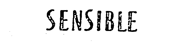 Trademark Logo SENSIBLE