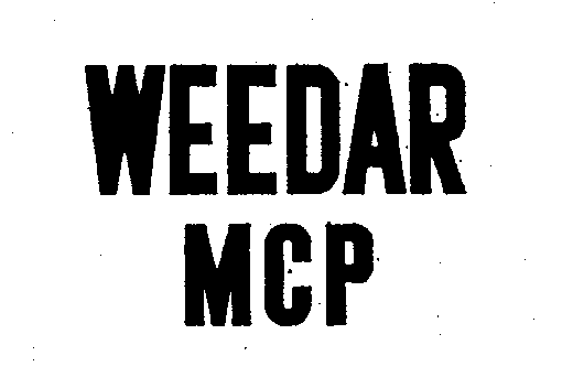 Trademark Logo WEEDAR MCP