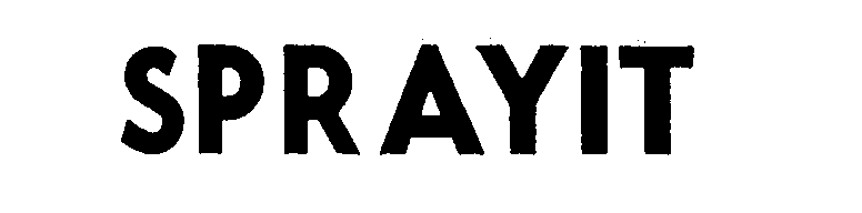 Trademark Logo SPRAYIT