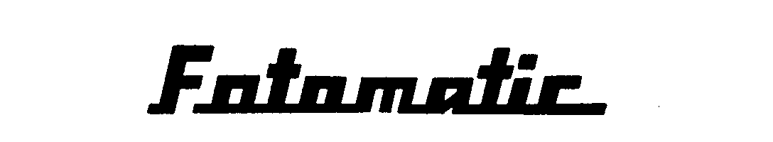 Trademark Logo FOTOMATIC