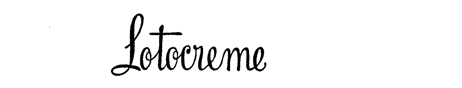 Trademark Logo LOTOCREME