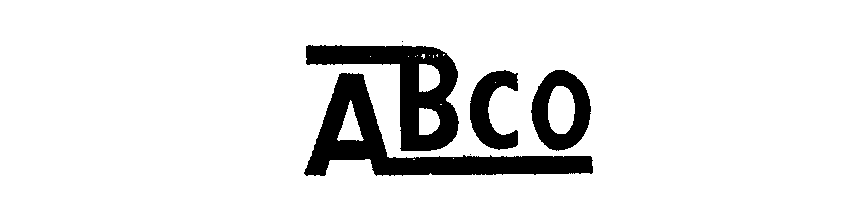 Trademark Logo ABCO