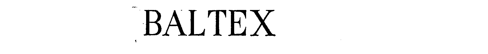 Trademark Logo BALTEX
