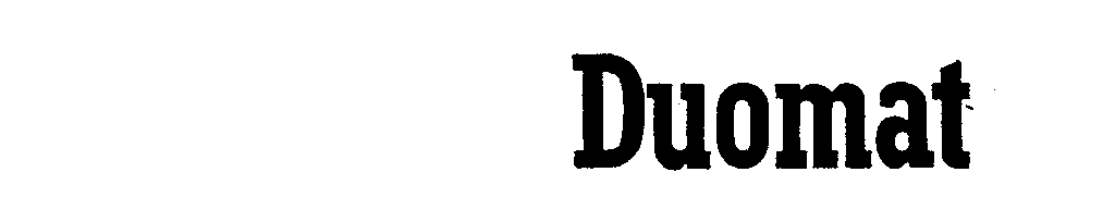 Trademark Logo DUOMAT