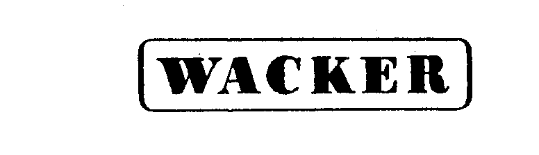 Trademark Logo WACKER