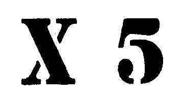 Trademark Logo X5
