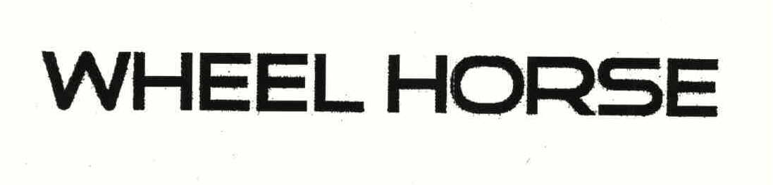 Trademark Logo WHEEL HORSE