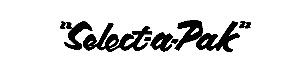 Trademark Logo "SELECT - A - PAK"