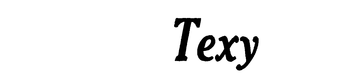 Trademark Logo TEXY