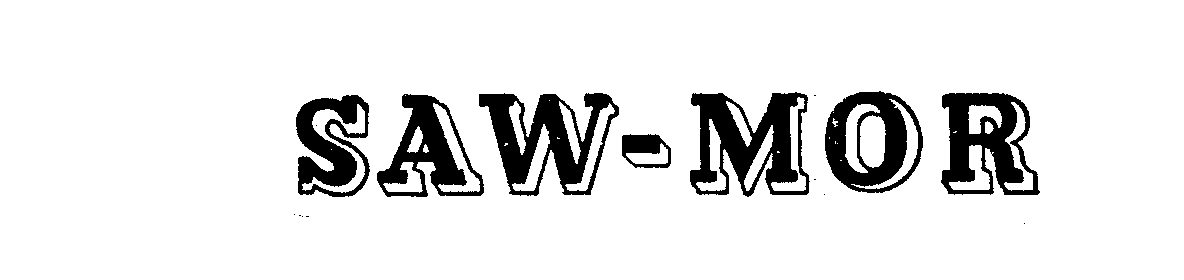 Trademark Logo SAW-MOR