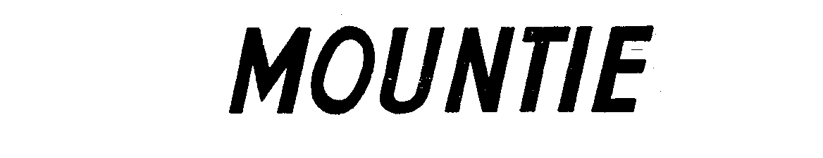 Trademark Logo MOUNTIE