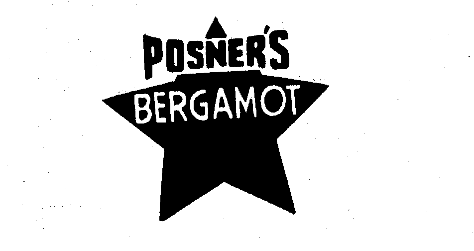 Trademark Logo POSNER'S BERGAMOT