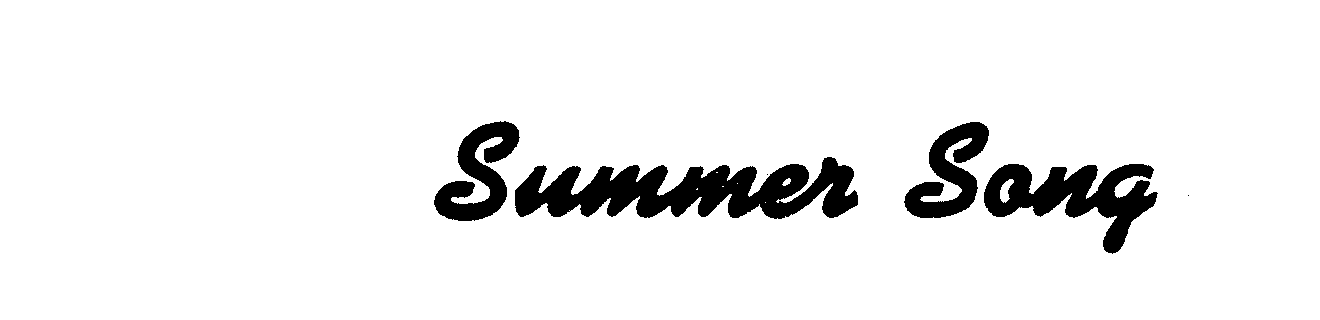 Trademark Logo SUMMER SONG