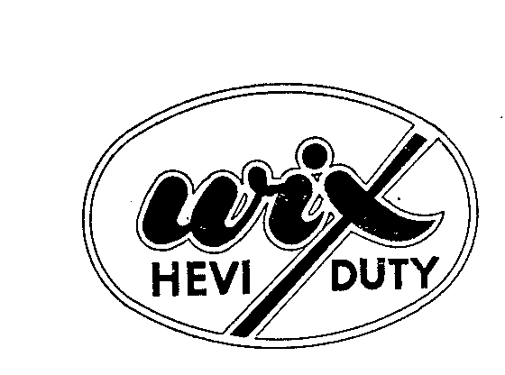  WIX HEVI DUTY