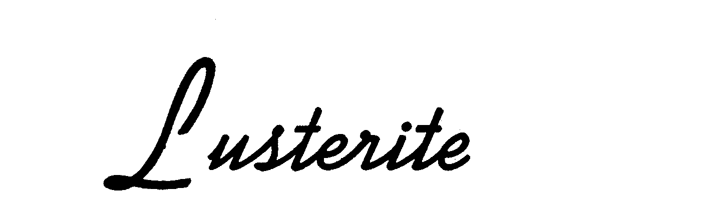  LUSTERITE