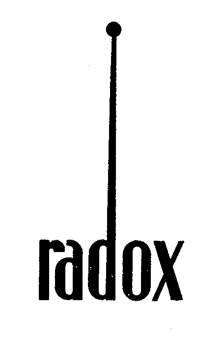 Trademark Logo RADOX