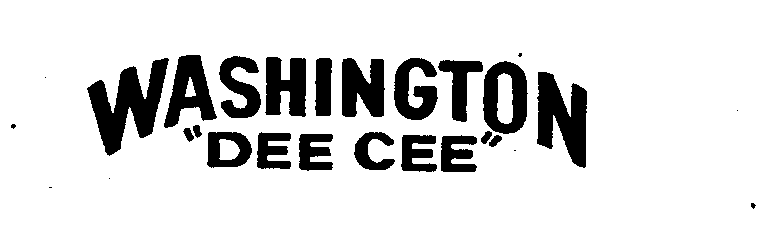  WASHINGTON "DEE CEE"