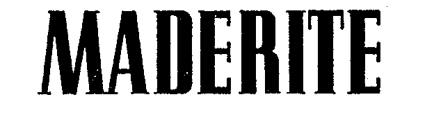 Trademark Logo MADERITE