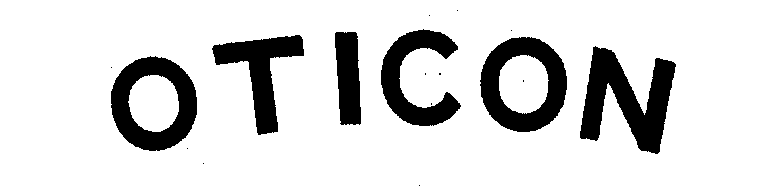 Trademark Logo OTICON