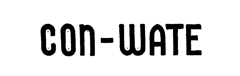 Trademark Logo CON-WATE