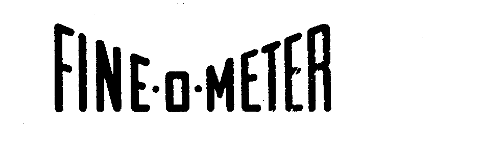Trademark Logo FINE-O-METER