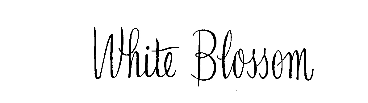 Trademark Logo WHITE BLOSSOM