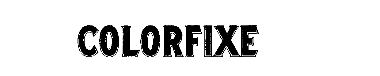Trademark Logo COLORFIXE