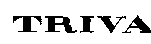 Trademark Logo TRIVA